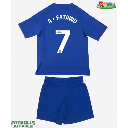 Leicester City Issahaku Fatawu #7 Hemmaställ Barn 2025-26 Kortärmad (+ Korta byxor)